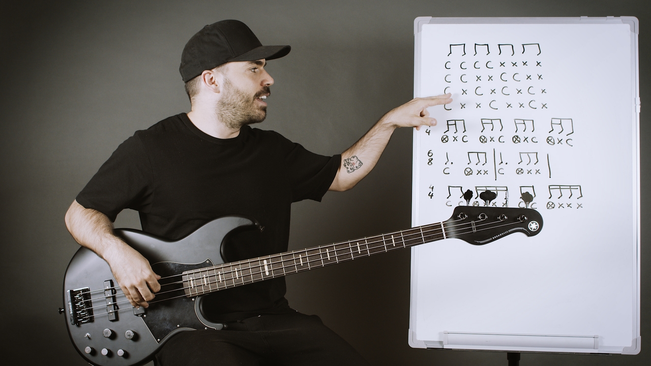 Notas mudas en la misma cuerda